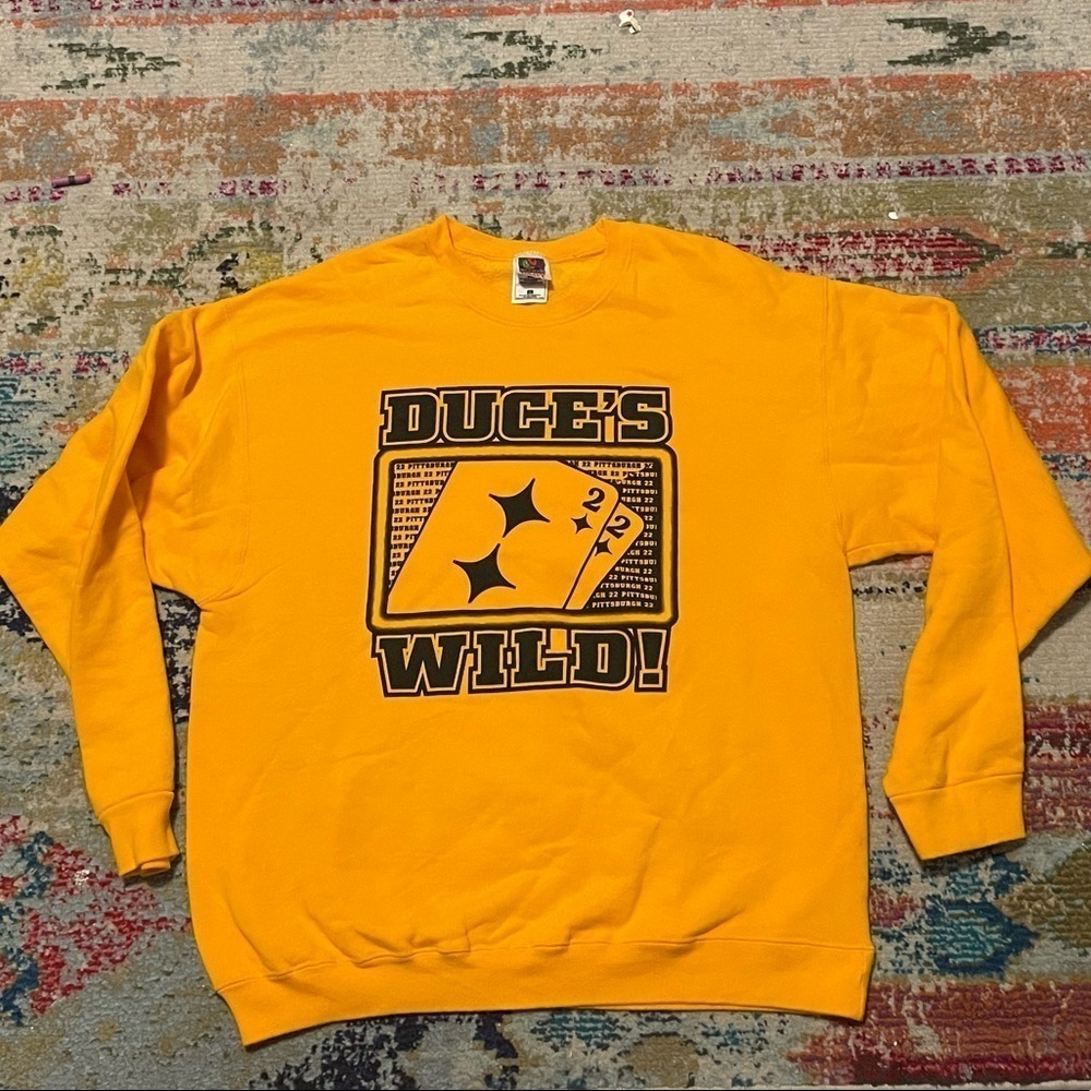 Duce Staley Pittsburgh Steelers NFL Football Sports Crewneck Sweatshirt